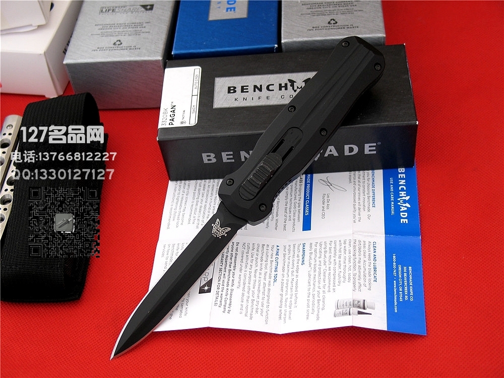 美国蝴蝶Benchmade3320BK君警专用直跳127名品网