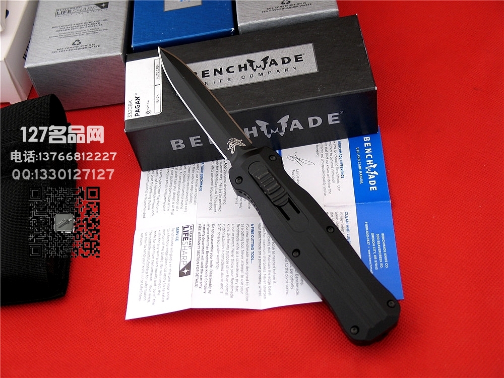 美国蝴蝶Benchmade3320BK君警专用直跳127名品网