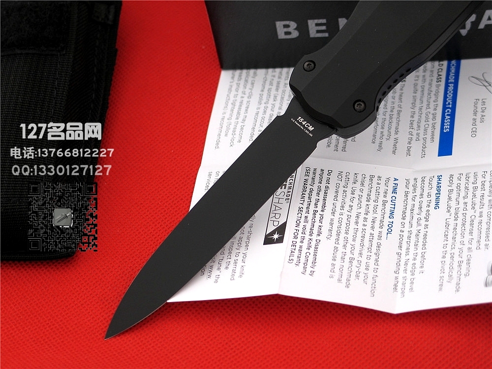 美国蝴蝶Benchmade3320BK君警专用直跳127名品网