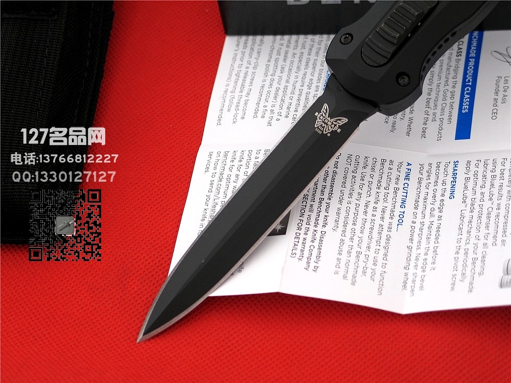美国蝴蝶Benchmade3320BK君警专用直跳127名品网