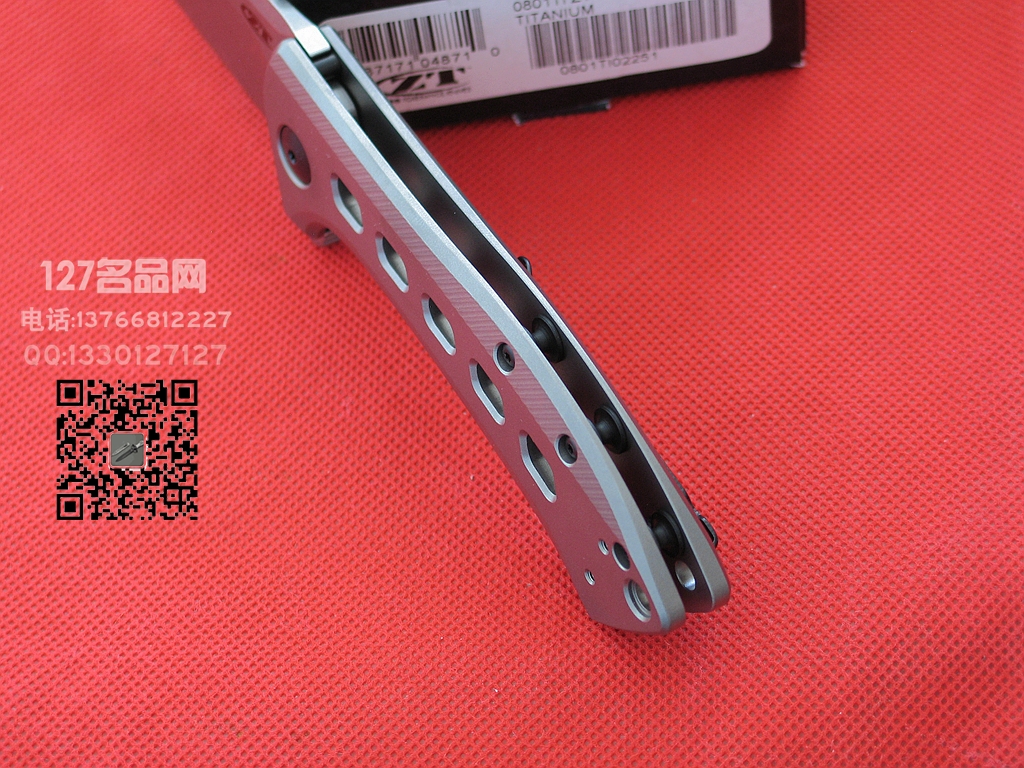 ZT零误差 0801TI 吹雪 升级版全钛柄战术折刀