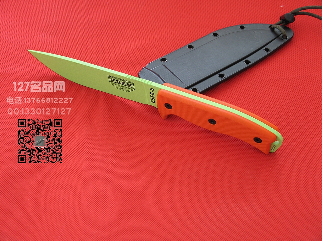 美国ESEE 蚂蚁6 北美生存刀战术刀127名品网