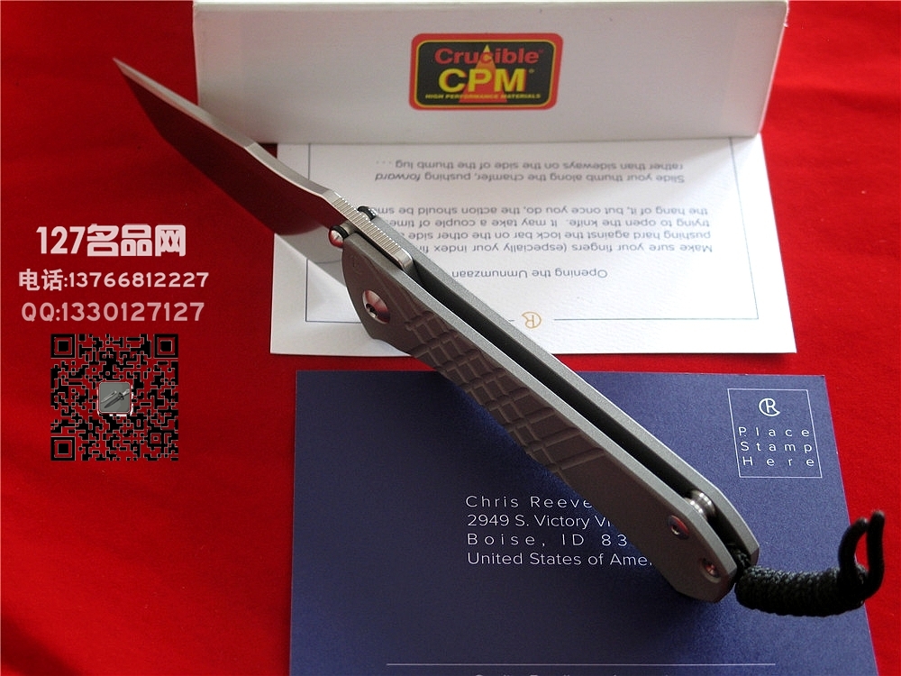 美国克里斯 里夫Chris Reeve S35VN新款T头酋长