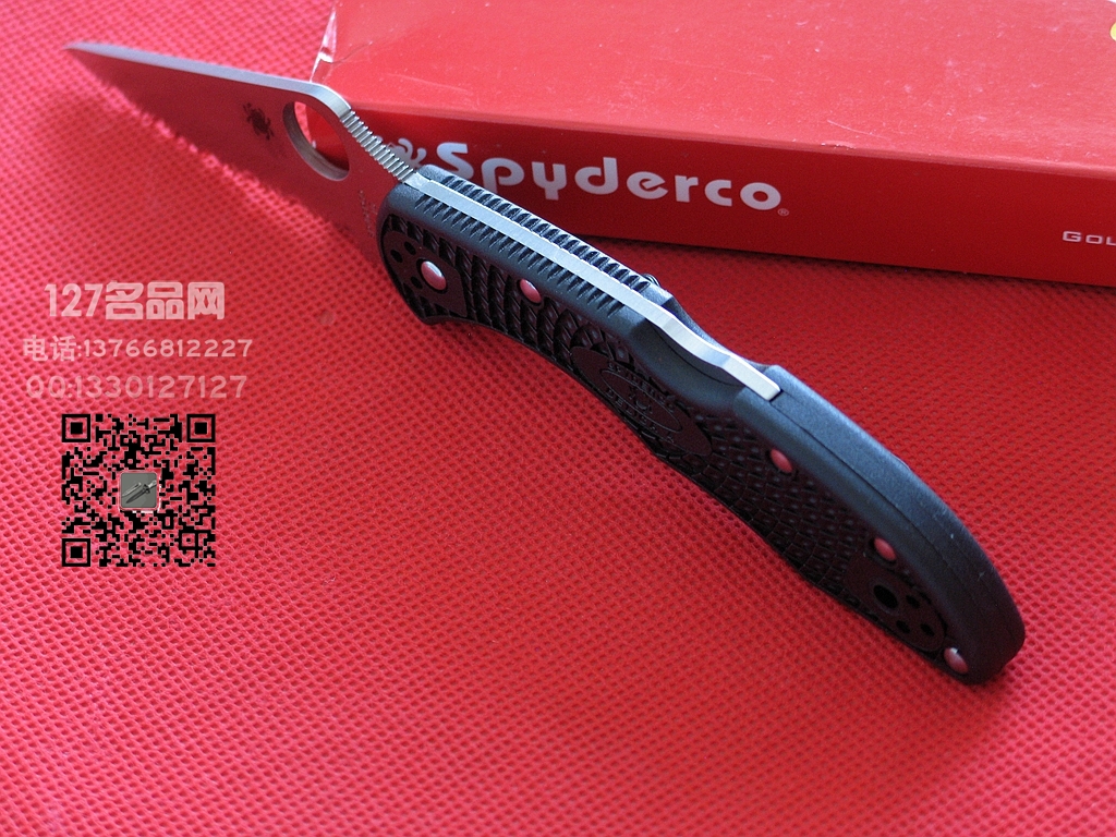 美国蜘蛛SPYDERCO C11SBK全齿战术折刀 127名品网