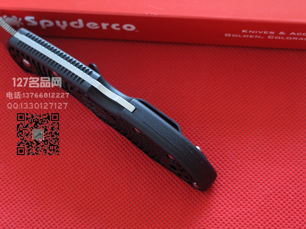 美国蜘蛛SPYDERCO C11SBK全齿战术折刀 127名品网