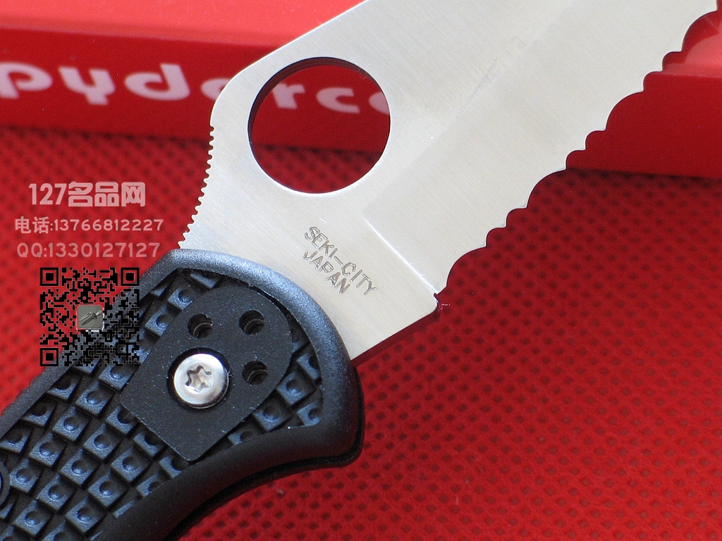 美国蜘蛛SPYDERCO C11SBK全齿战术折刀 127名品网