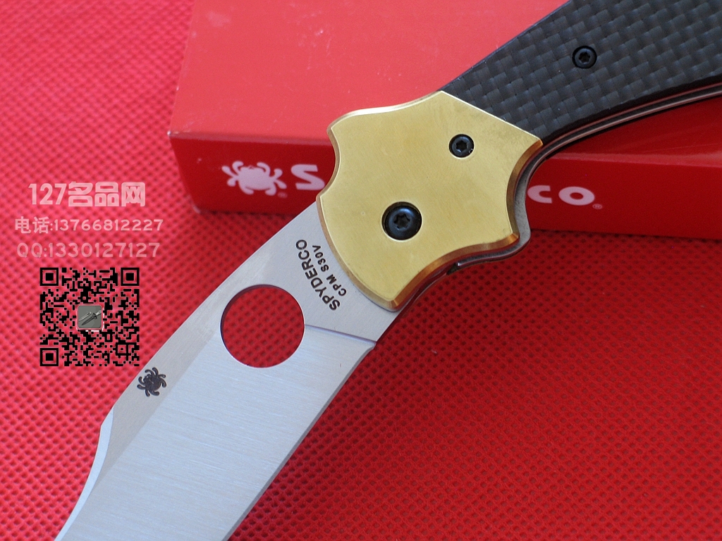 美国蜘蛛SPYDERCO C190CFP鲍伊风格斗刀127名刀网