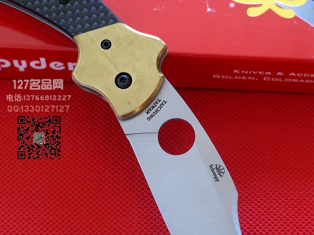 美国蜘蛛SPYDERCO C190CFP鲍伊风格斗刀127名刀网