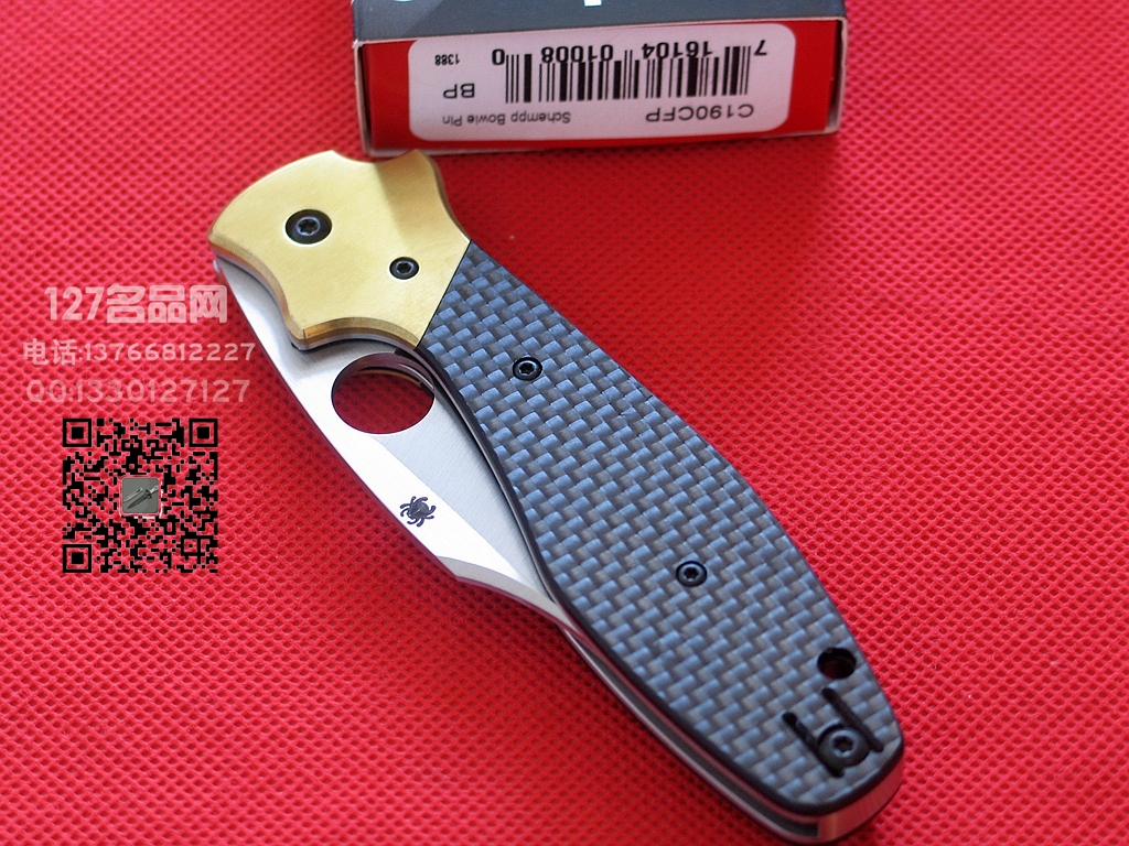 美国蜘蛛SPYDERCO C190CFP鲍伊风格斗刀127名刀网