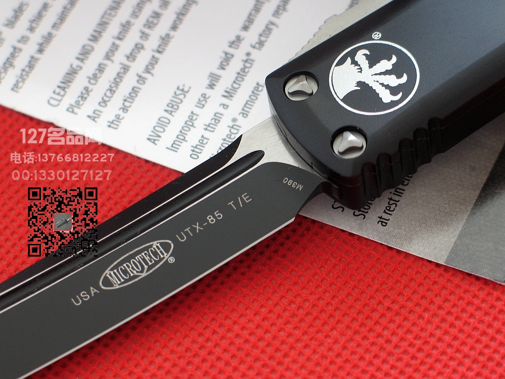 美国微技术Microtech 233双色UTX-85T战术直跳名刀127名品网