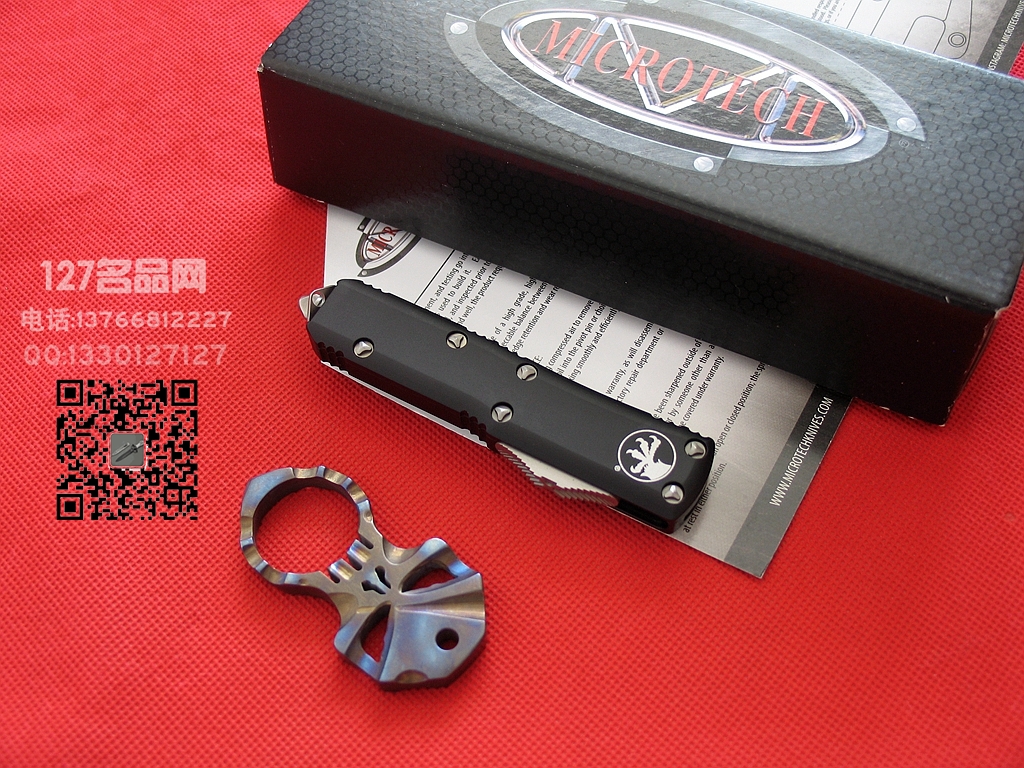 美国微技术Microtech 233双色UTX-85T战术直跳名刀127名品网