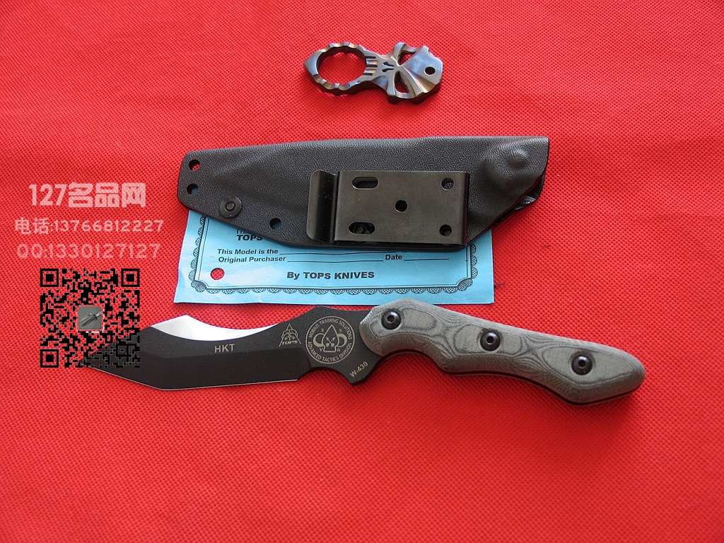 TOPS尖端战术HKT HUNTER KILLER杀手 托普斯战术刀 