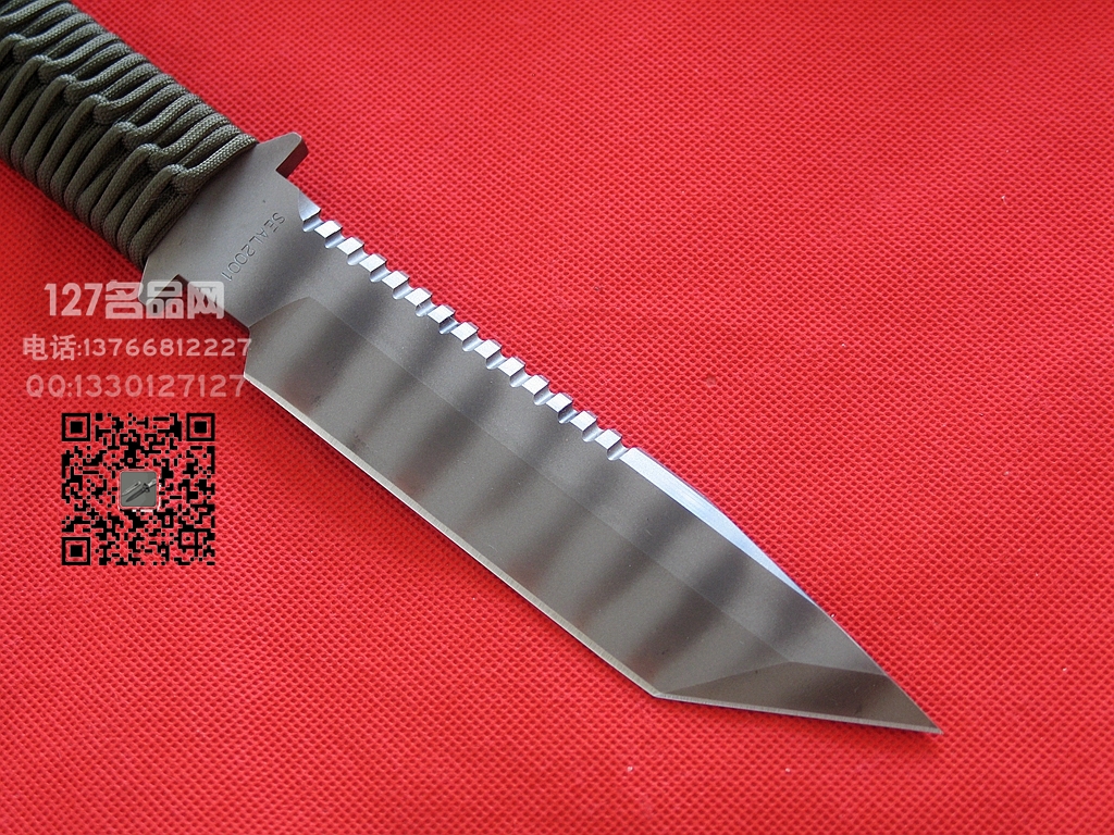 美国挺进者Strider SEAL2001野战刀火标127名品网