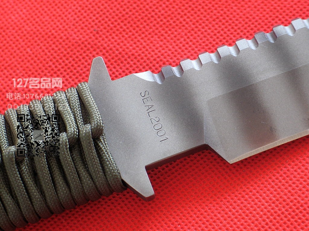美国挺进者Strider SEAL2001野战刀火标127名品网