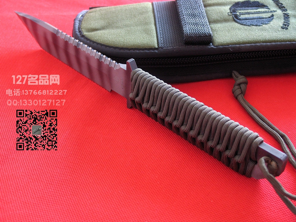 美国挺进者Strider SEAL2001野战刀火标127名品网