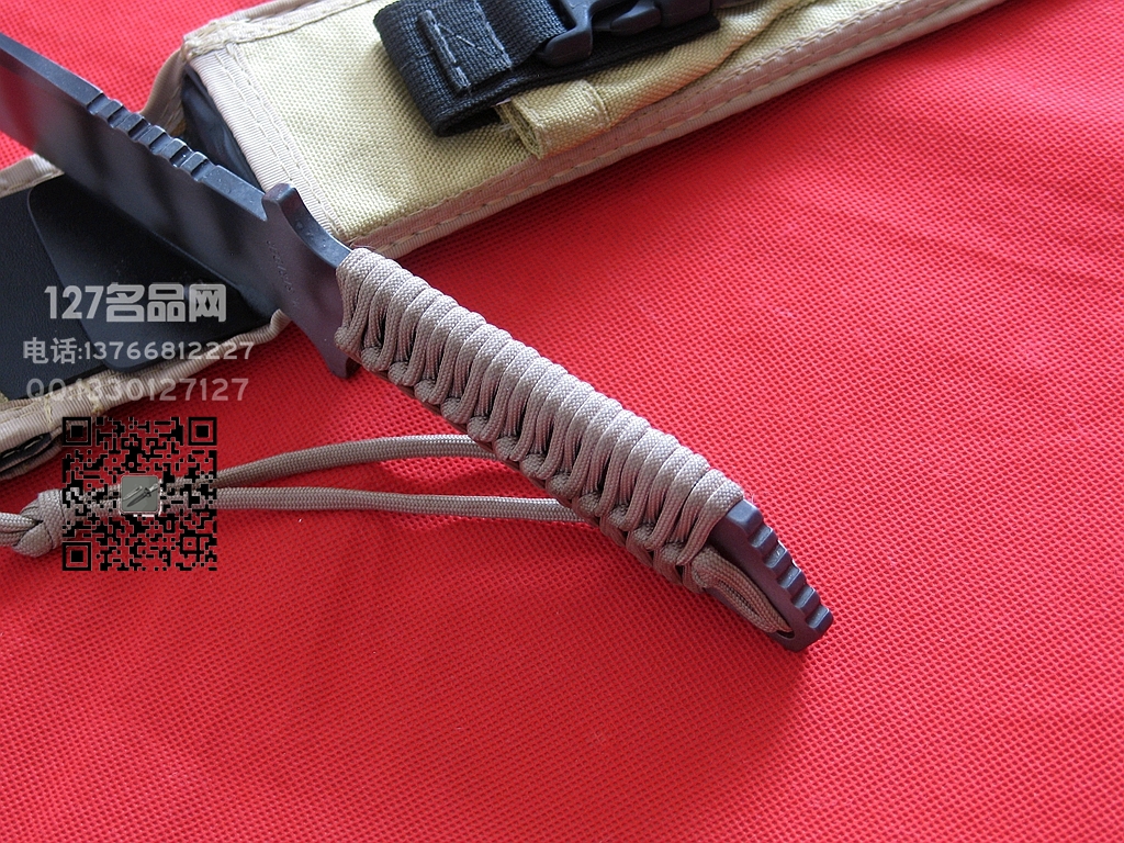 美国挺进者Strider MK1早期火标BG-42钢战斗刀