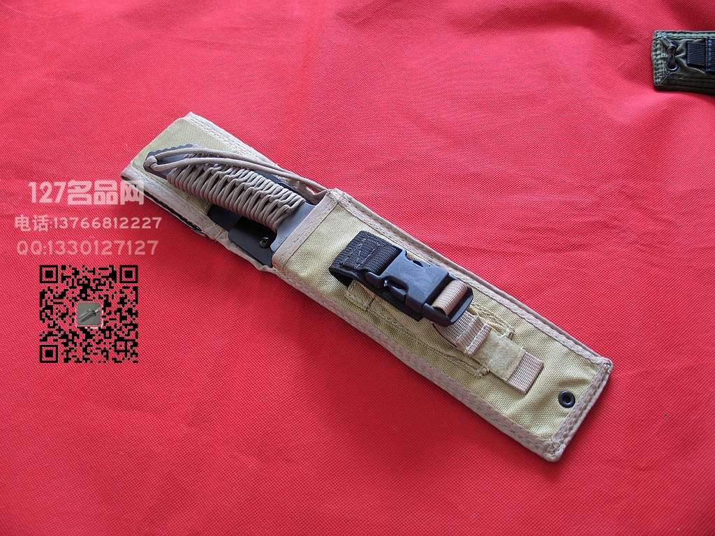 美国挺进者Strider MK1早期火标BG-42钢战斗刀