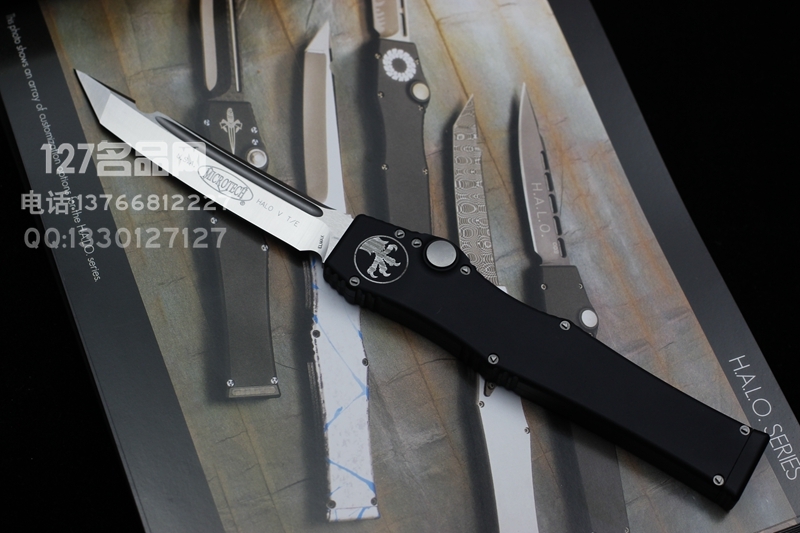 微技术Microtech H.A.L.O V150军用版超弹力直跳名刀