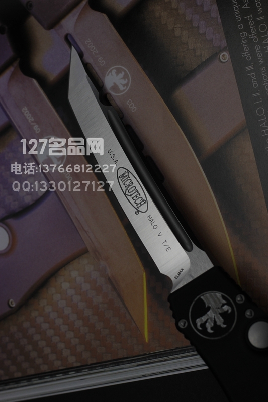微技术Microtech H.A.L.O V150军用版超弹力直跳名刀