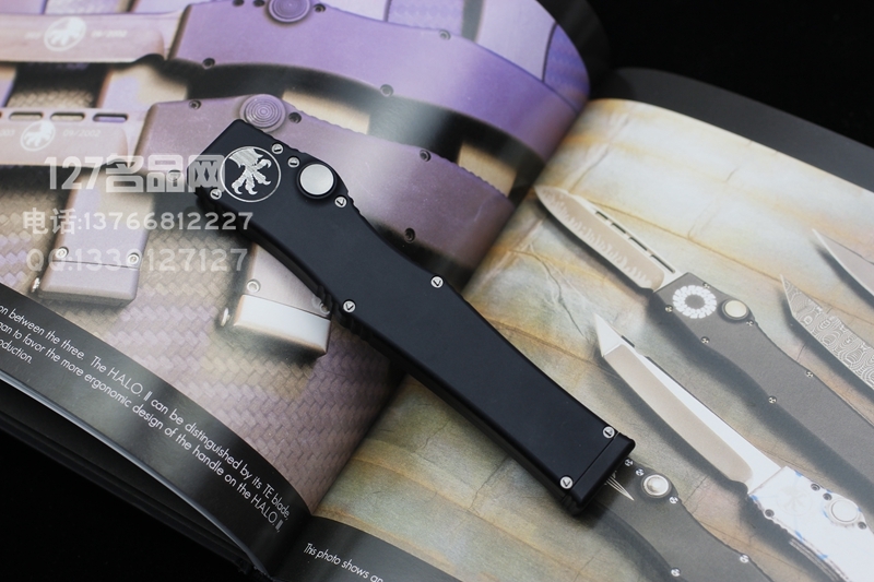 微技术Microtech H.A.L.O V150军用版超弹力直跳名刀