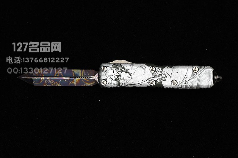 美国微技术Microtech UT-85 艺妓  剪头烧刃