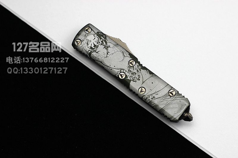 美国微技术Microtech UT-85 艺妓  剪头烧刃