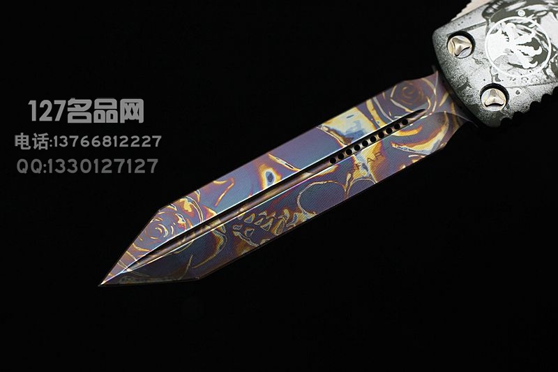 美国微技术Microtech UT-85 艺妓  剪头烧刃