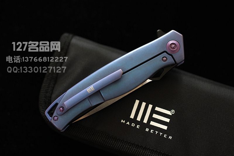 WE Knife 606A S35vn 基佬紫色 快开折刀