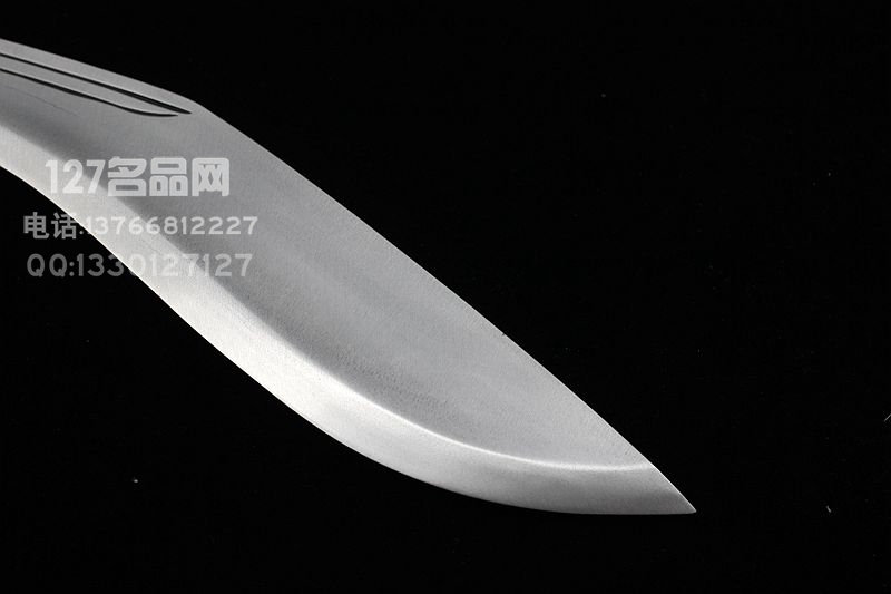 尼泊尔弯刀 传统现役一号  多宝镶嵌 牛皮鞘