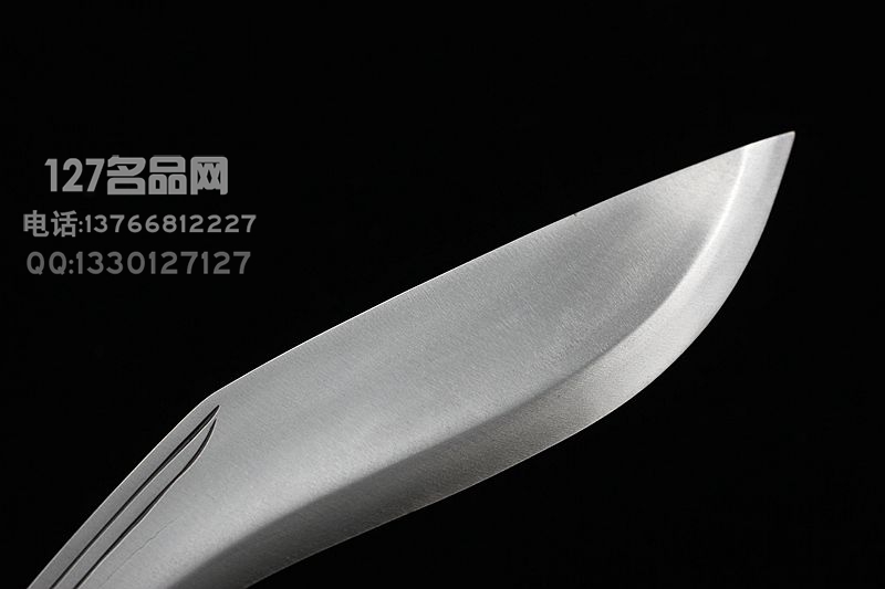 尼泊尔弯刀 传统现役一号  多宝镶嵌 牛皮鞘