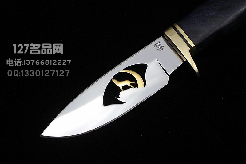 美国BUCK巴克 192BWSLE3 手工镜面 24K黄金狼