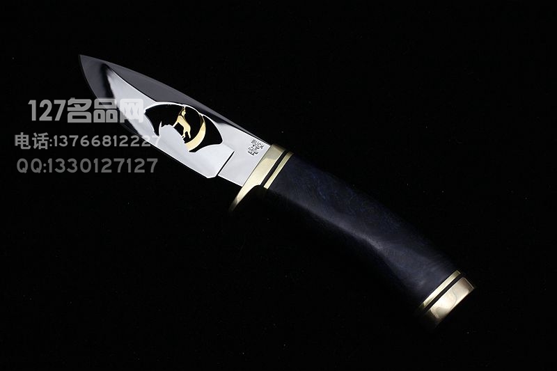美国BUCK巴克 192BWSLE3 手工镜面 24K黄金狼