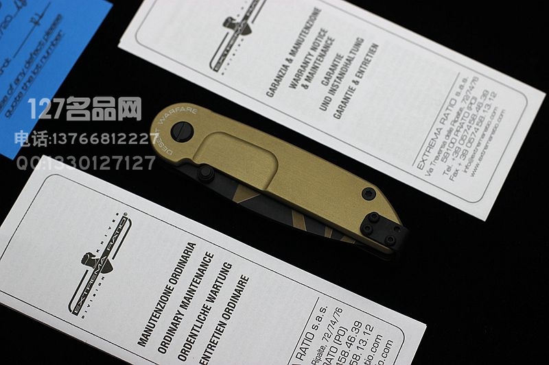 Extrema Ratio意大利极端武力 BF1 CT 沙色折刀