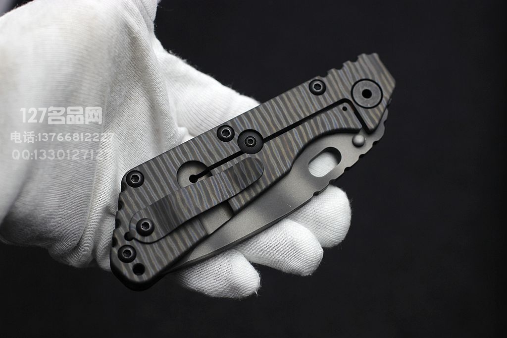 美国挺进者Strider SMF T头虎纹战术折刀