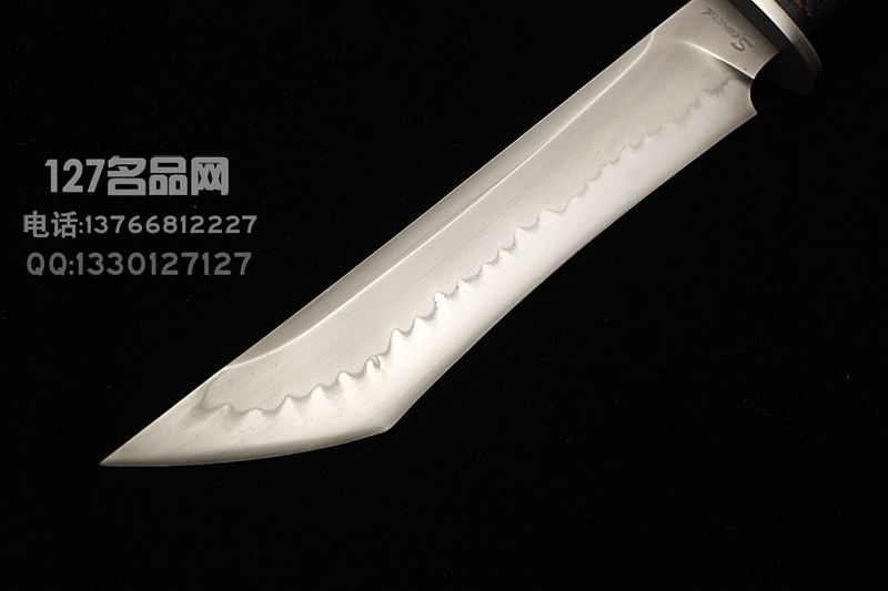 美国ABS刀匠协会 JS级刀匠 W2折叠锻打烧刃 日式直刀