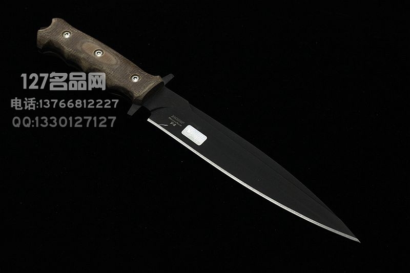俄罗斯 Kizlyar基兹利亚尔 凤凰 米卡塔柄 印花皮鞘