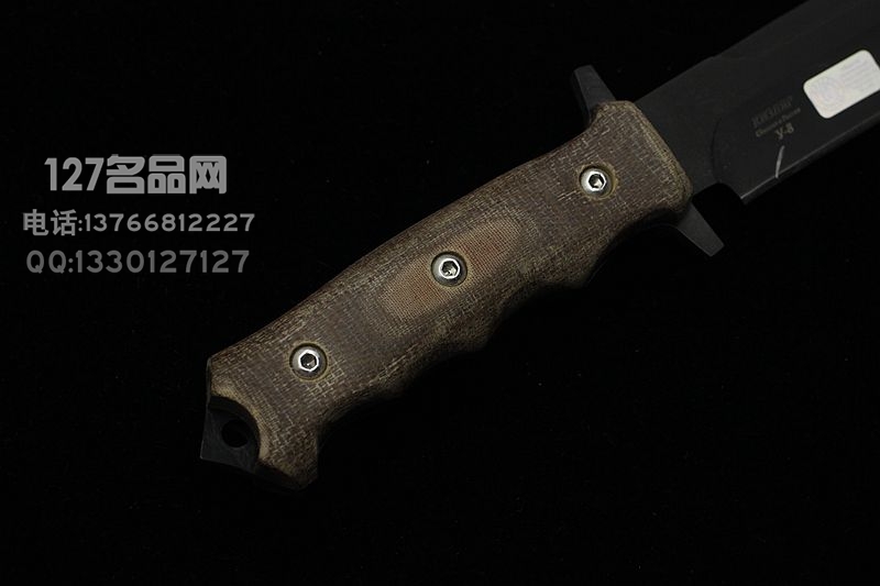 俄罗斯 Kizlyar基兹利亚尔 凤凰 米卡塔柄 印花皮鞘