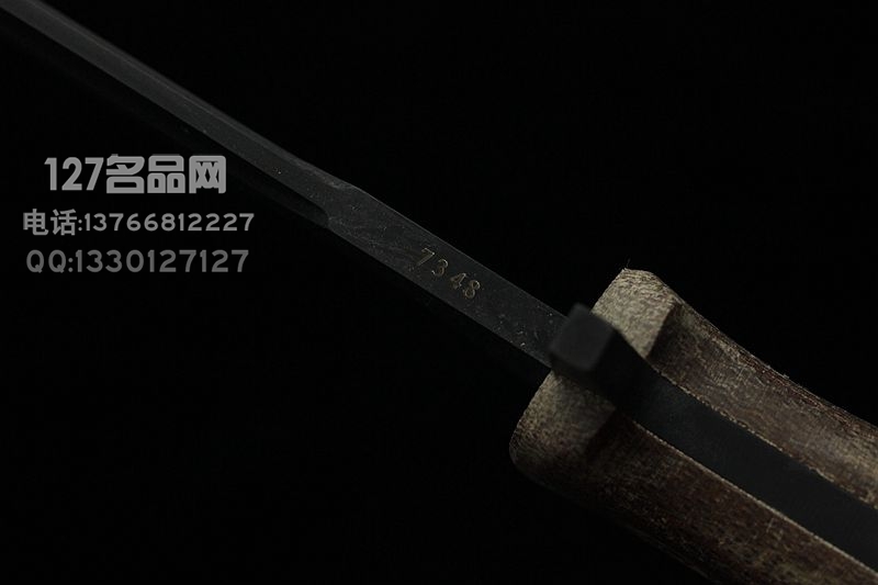 俄罗斯 Kizlyar基兹利亚尔 凤凰 米卡塔柄 印花皮鞘
