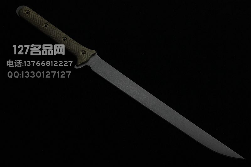 美国巴斯BUSSE 定制版大型战斗刀 沼泽鼠