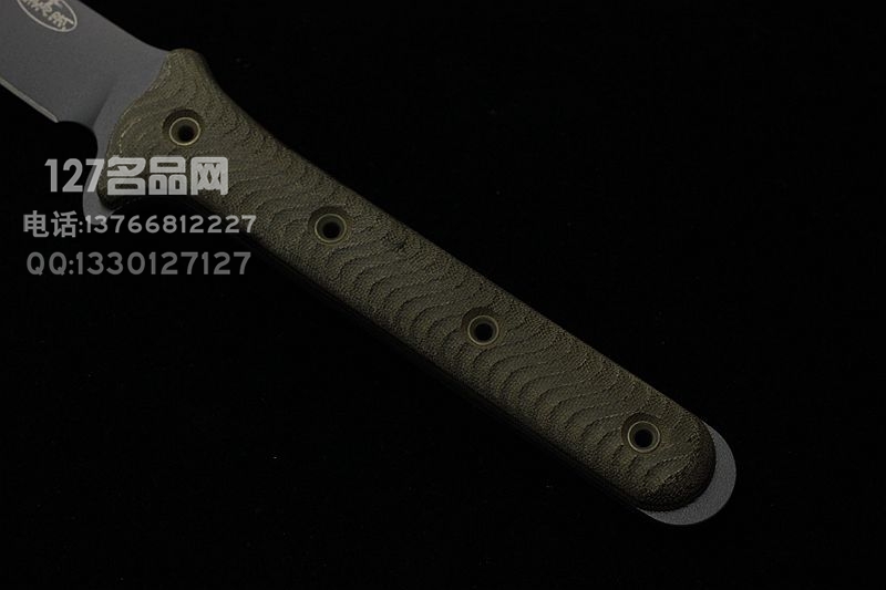 美国巴斯BUSSE 定制版大型战斗刀 沼泽鼠