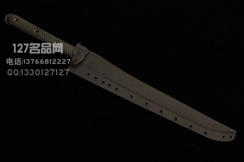 美国巴斯BUSSE 定制版大型战斗刀 沼泽鼠