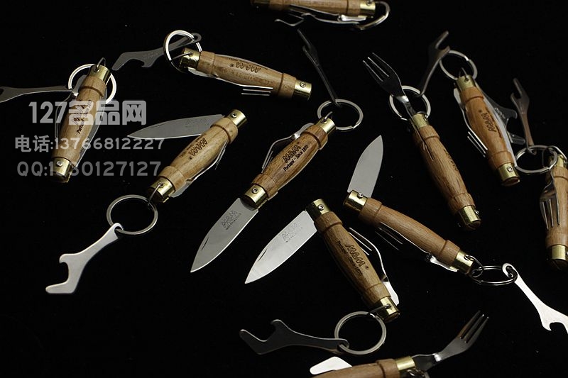 MAM 开瓶器叉刀 山毛榉木手柄 德国AISI420不锈钢