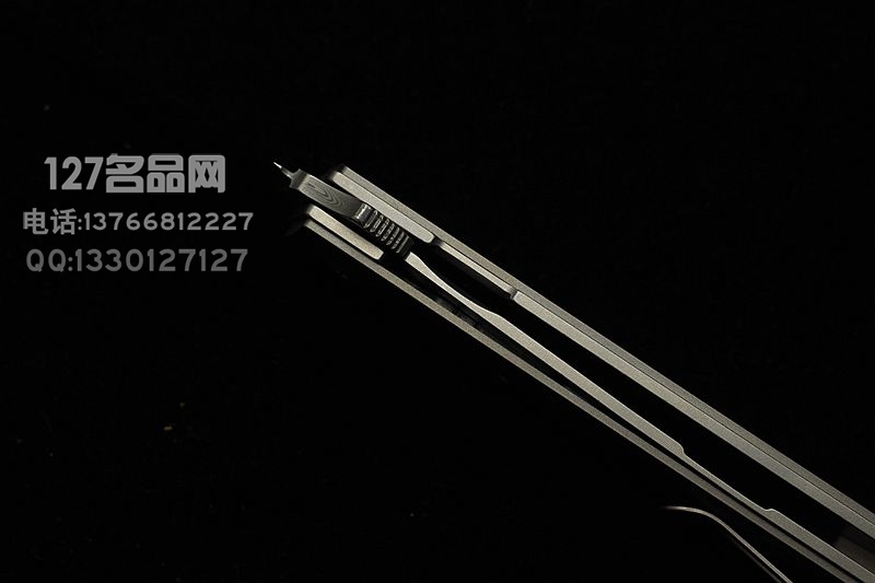 德国博克Boker Kwaiken 瑞粉大马士革快开折刀