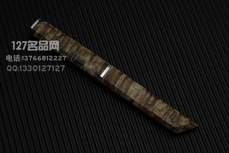 俄罗斯A&R 卡累利阿桦树柄 开信刀大马士革钢