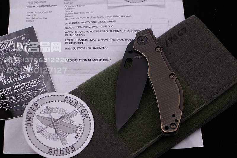 Duane Dwyer Custom手工制作 BBN CPM3V