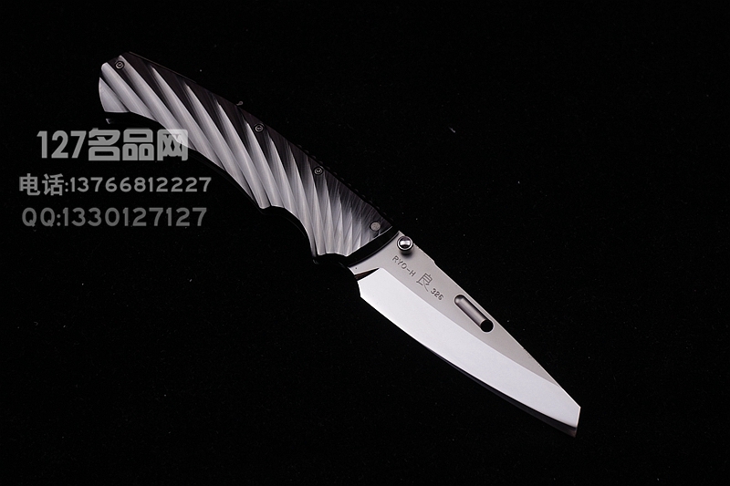 ROCKSTEAD 日本花田洋 RYO H-ZDP（BK）良 钛柄按钮锁折刃