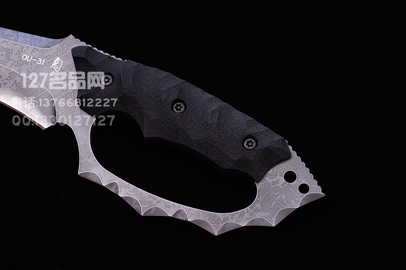 KikuMatsuda松田菊男 KM-340 Wolf 狼 超大号鸟嘴刀头D形护手