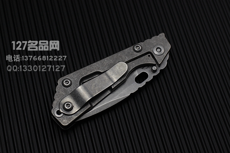 美国挺进者Strider PT S30V钛合金柄战术折刀
