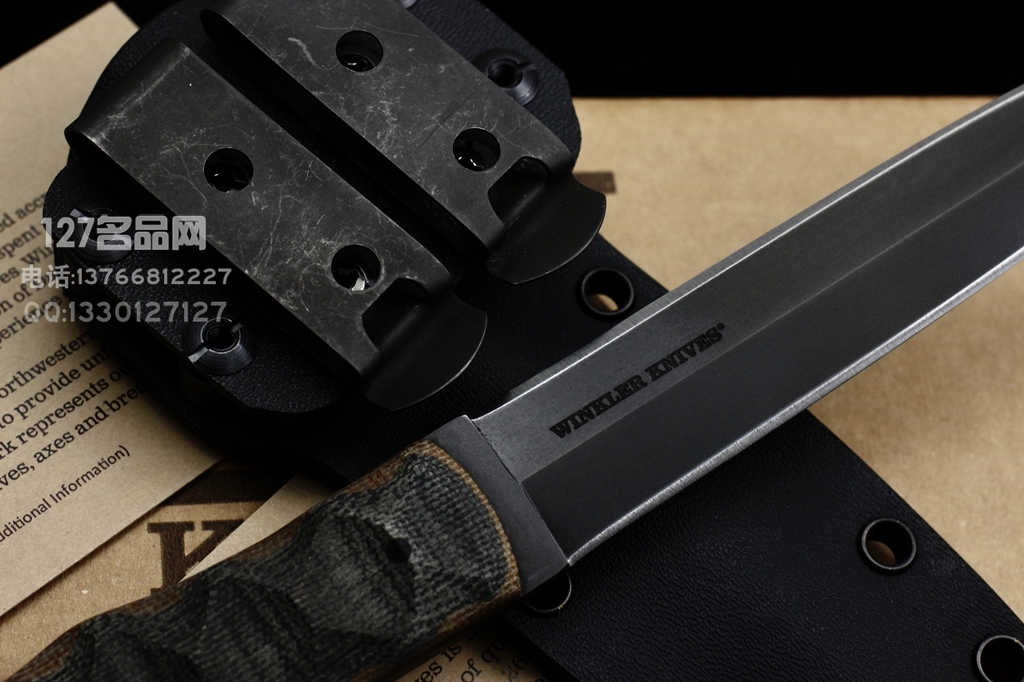 WINKLER KNIVES 美国温克勒 战争狂人 双刃直刀 米卡塔