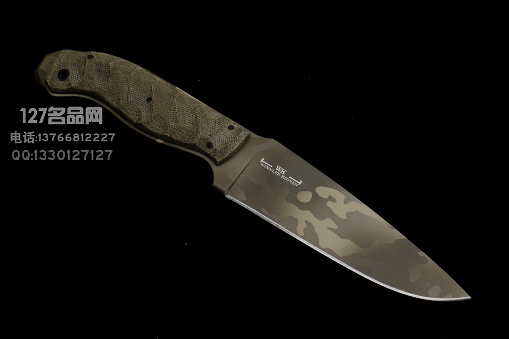WINKLER KNIVES 美国温克勒 虎纹迷彩 爆裂之矛 